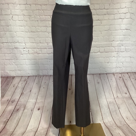635. Nic & Zoe Charcoal Slacks NWT Size 14 - Picture 1 of 5